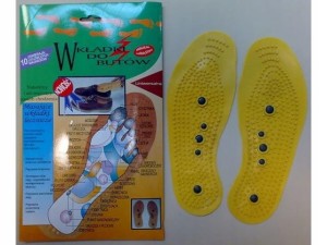 MASUJĄCE MAGNETYCZNE WKŁADKI DO BUTÓW AKUPRESURA