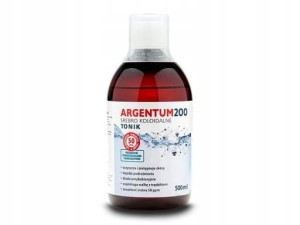 SREBRO KOLOIDALNE 50PPM 500ML ARGENTUM 200 MOCNE