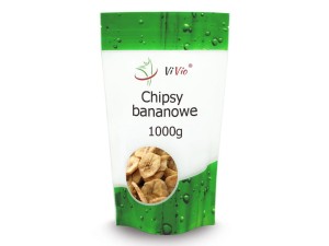CHIPSY BANANOWE BANAN SUSZONY 1kg BEZ KONSERWANTOW