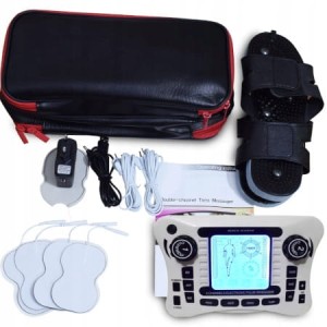 ELEKTROSTYMULATOR MIĘŚNI I NERWÓW TENS EMS KLAPKI