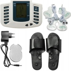 ELEKTROSTYMULATOR MIĘŚNI NERWÓW TENS EMS + Klapki