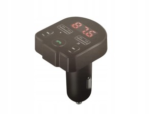 Nowoczesny transmiter FM Bluetooth MP3 2x USB