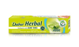 ALOESOWA PASTA DO ZĘBÓW BEZ FLUORU DABUR 100G