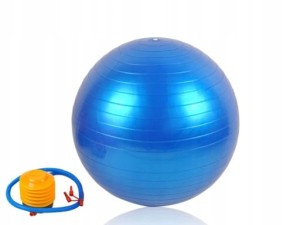 Piłka GIMNASTYCZNA rehabilitacyjna FITNESS 55cm